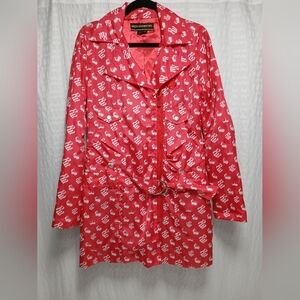 RocaWear 3/4 Full Side Zip, Drop Buckle Jacket. Size L